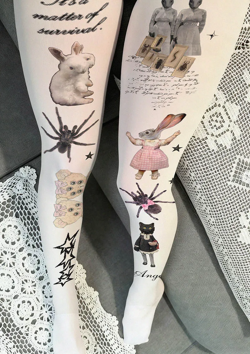 Viken Plan Bad Bunny Dream Y2K Style Tights Hosiery Pantyhose - Image 6