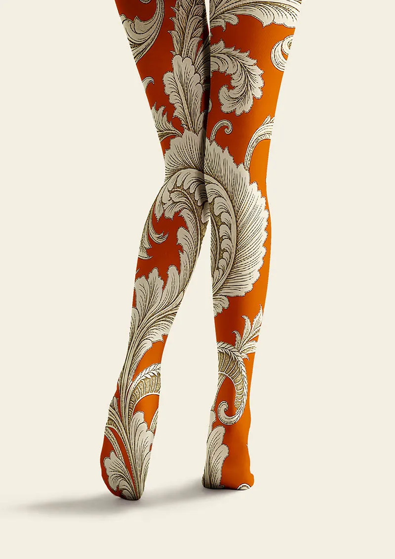 Viken Plan Baroque Flame Tights Hosiery Pantyhose - Image 5