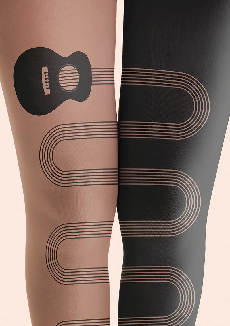 Viken Plan Musical elements Bass Resonance Tights Hosiery Pantyhose - Image 3