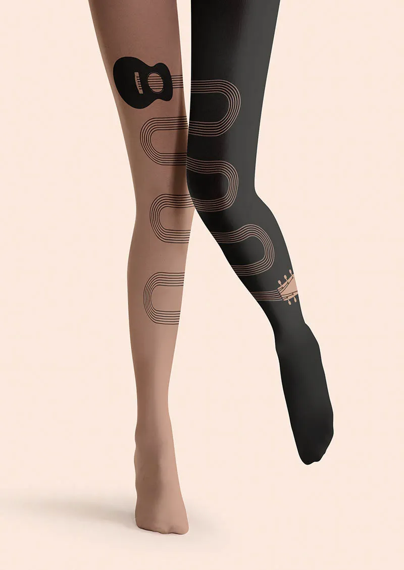 Viken Plan Musical elements Bass Resonance Tights Hosiery Pantyhose - Image 4