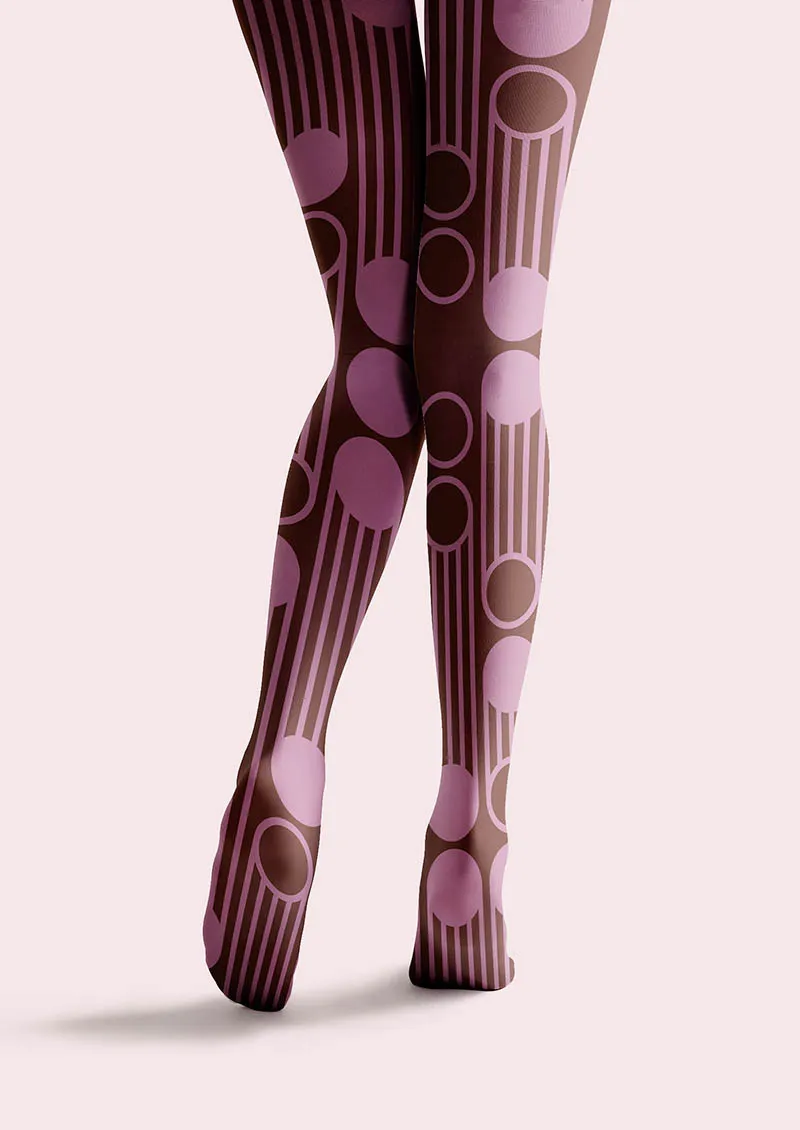 Viken Plan Pop Art Berry Dots Tights Hosiery Pantyhose - Image 3