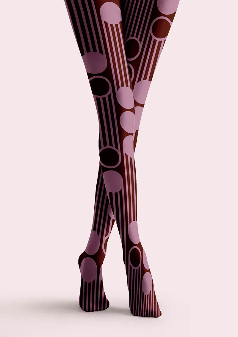 Viken Plan Pop Art Berry Dots Tights Hosiery Pantyhose - Image 5