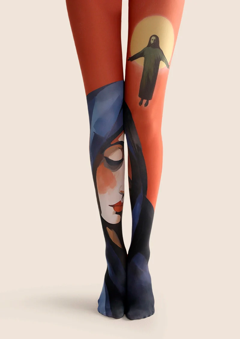Viken Plan Art Print Tights Personality Pantyhose/Tights [Biblical inspiration] - Image 3