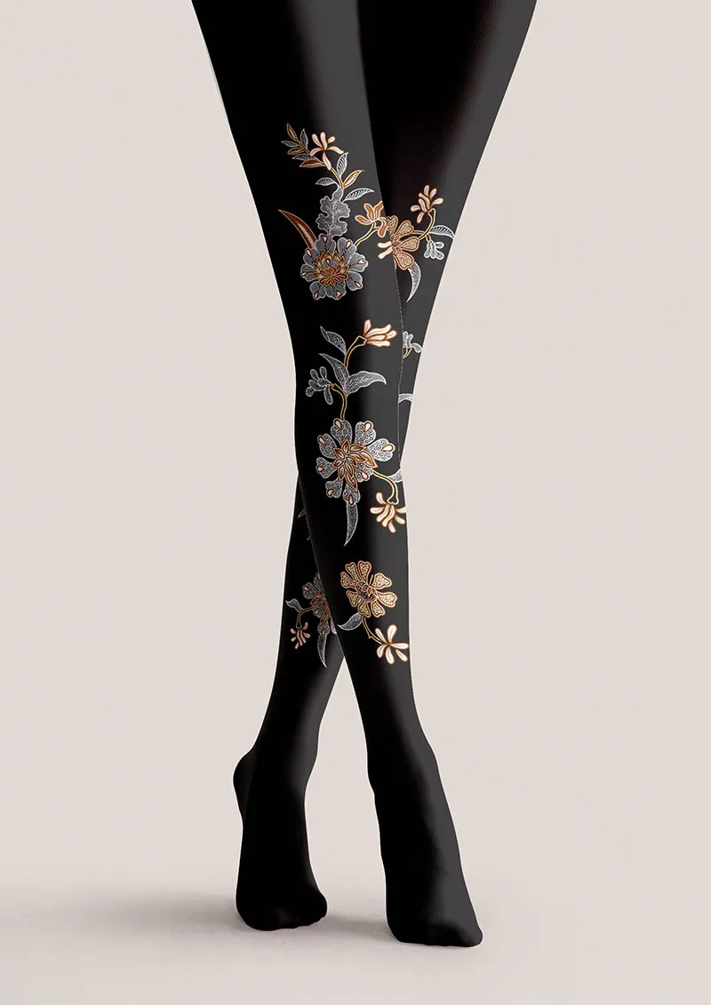 Viken Plan Black Eden Tights Hosiery Pantyhose - Image 4