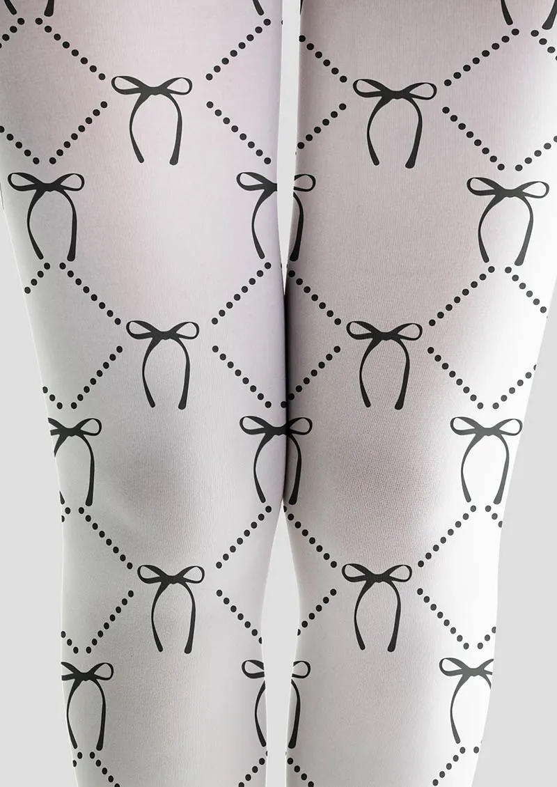 Viken Plan Simple art Print Tights Personality Pantyhose/Tights [BowLine] - Image 10