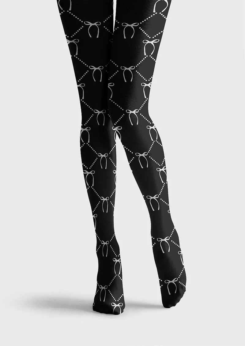 Viken Plan Simple art Print Tights Personality Pantyhose/Tights [BowLine] - Image 3