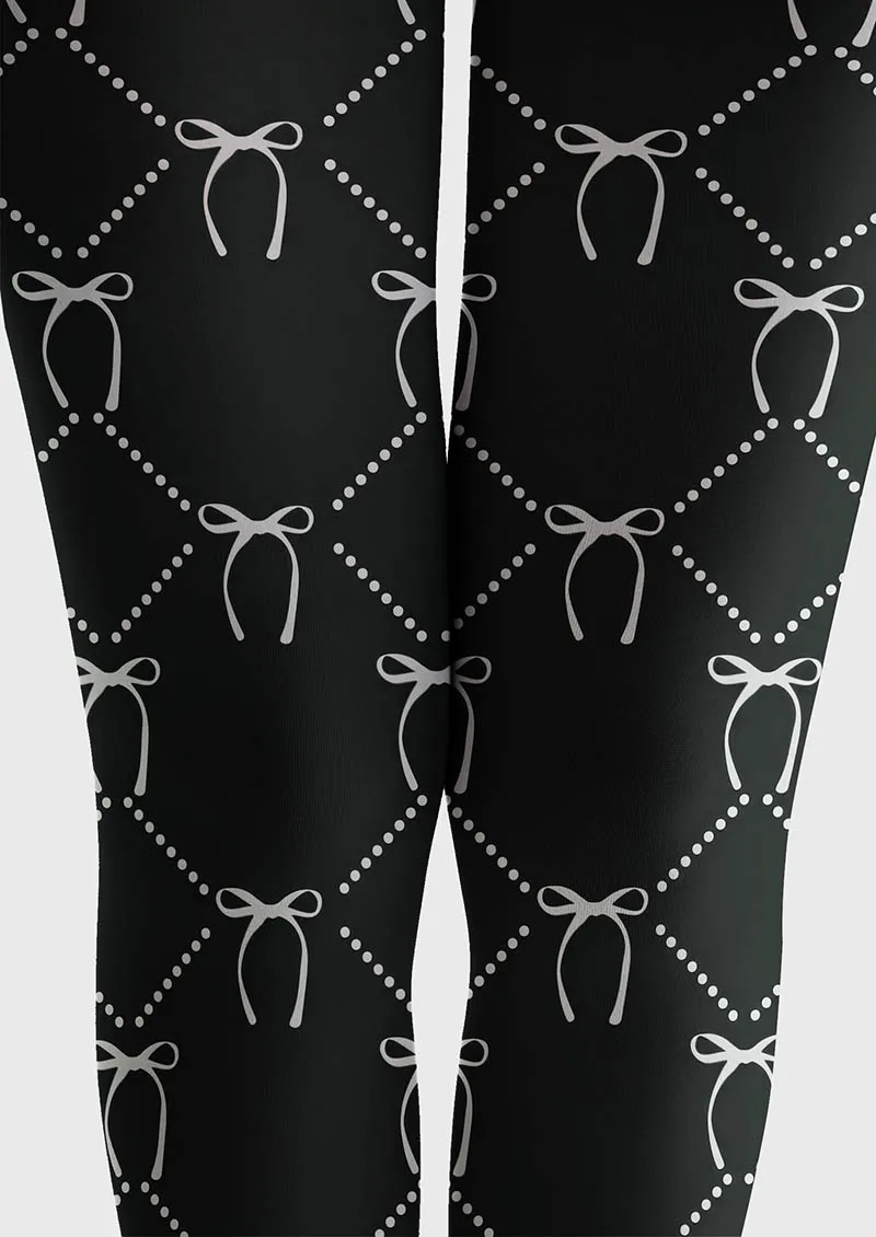 Viken Plan Simple art Print Tights Personality Pantyhose/Tights [BowLine] - Image 5