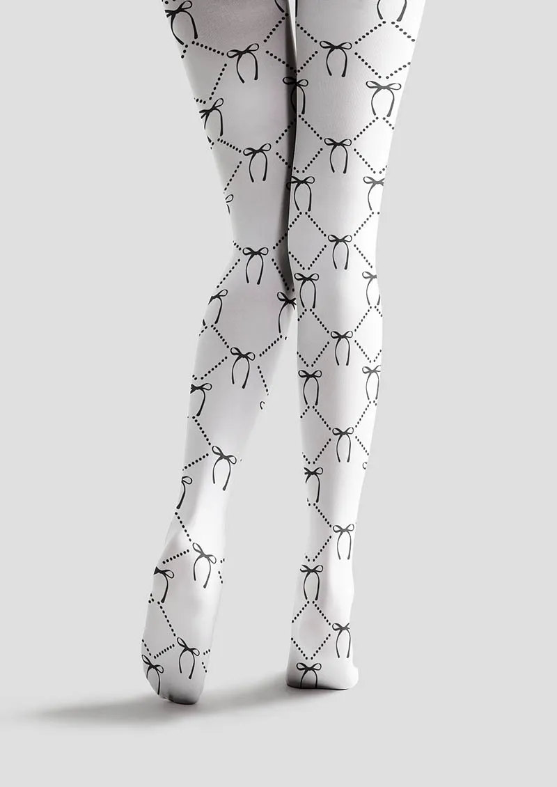 Viken Plan Simple art Print Tights Personality Pantyhose/Tights [BowLine] - Image 9