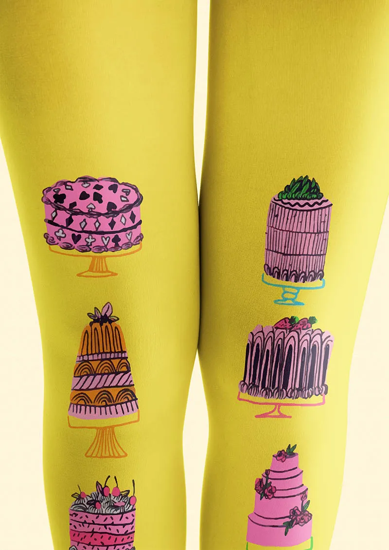 Viken Plan Fun Art Cake Fantasy Tights Hosiery Pantyhose - Image 4