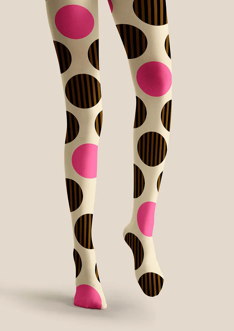 Viken Plan Candy Dots Tights Hosiery Pantyhose - Image 3