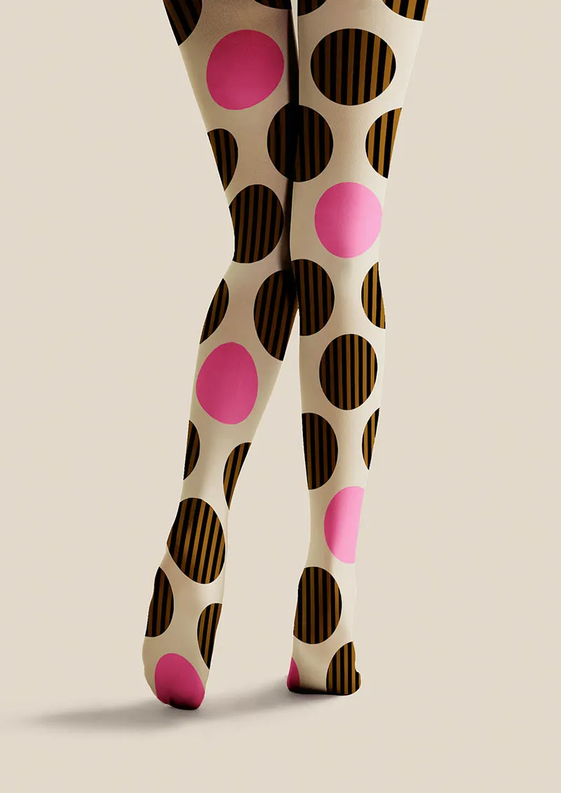 Viken Plan Candy Dots Tights Hosiery Pantyhose - Image 5