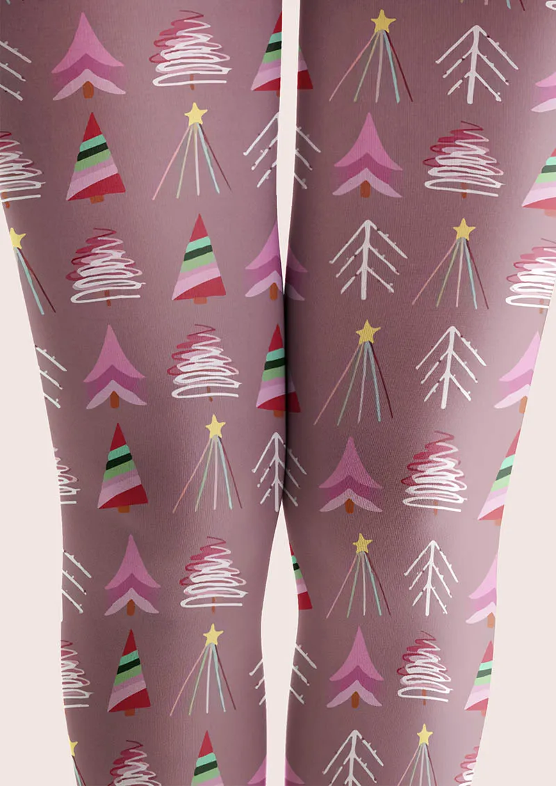 Viken Plan Christmas Fun Art Candy Sweetheart Tights Hosiery Pantyhose - Image 4