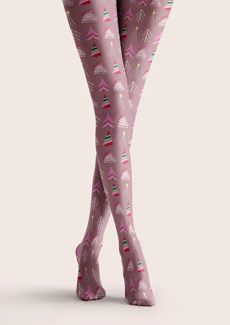 Viken Plan Christmas Fun Art Candy Sweetheart Tights Hosiery Pantyhose - Image 5