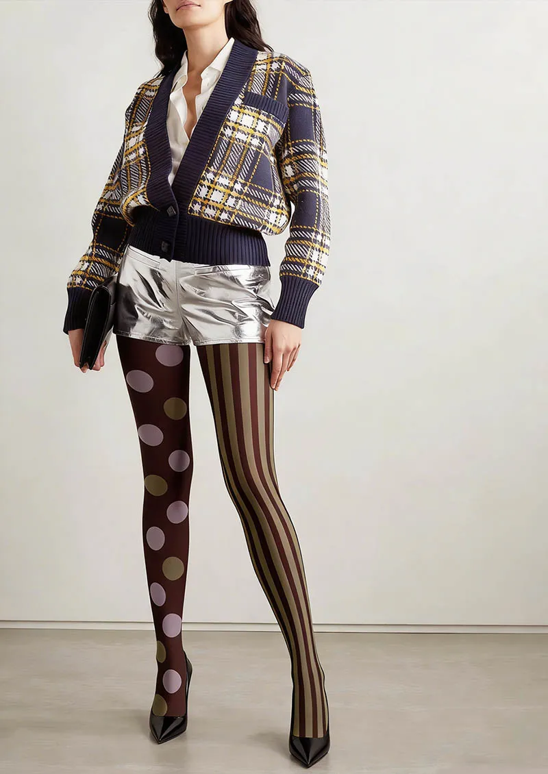 Viken Plan Clash Forms Tights Hosiery Pantyhose - Image 2