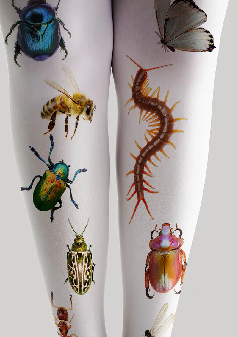 Viken Plan Cyber Insect Y2K Style Tights Hosiery Pantyhose - Image 4