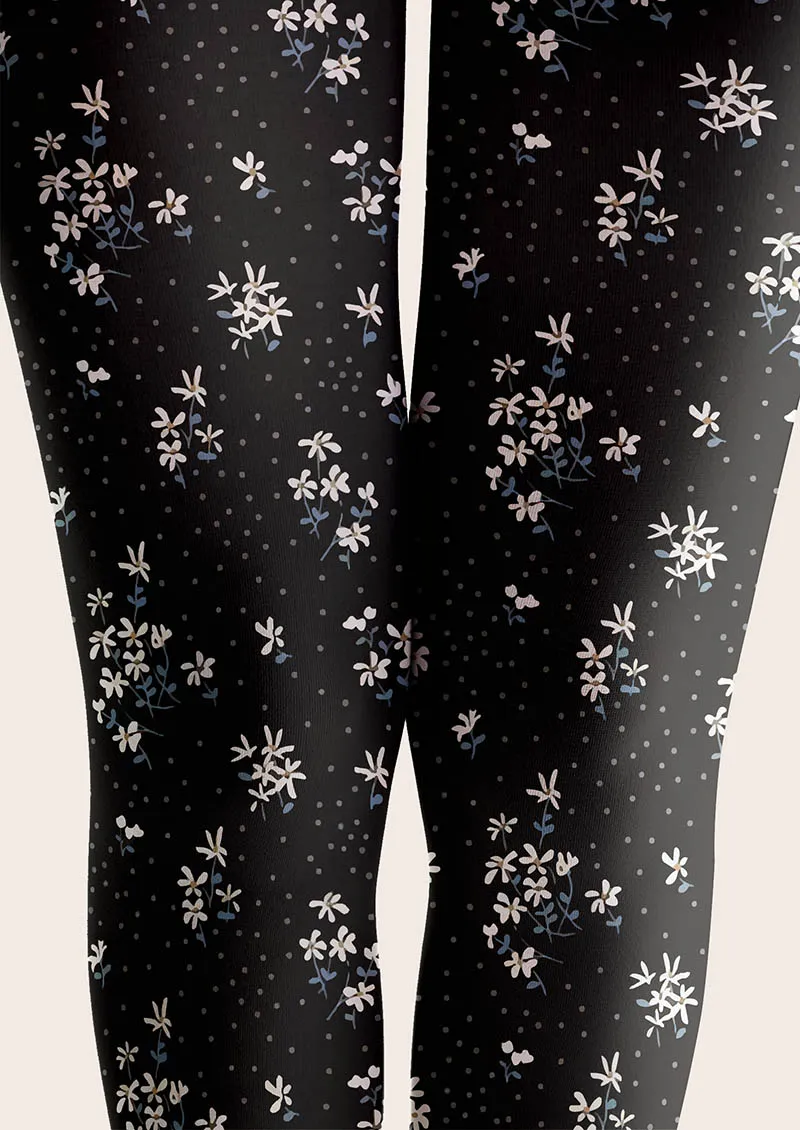 Viken Plan Dark Petals Tights Hosiery Pantyhose - Image 4