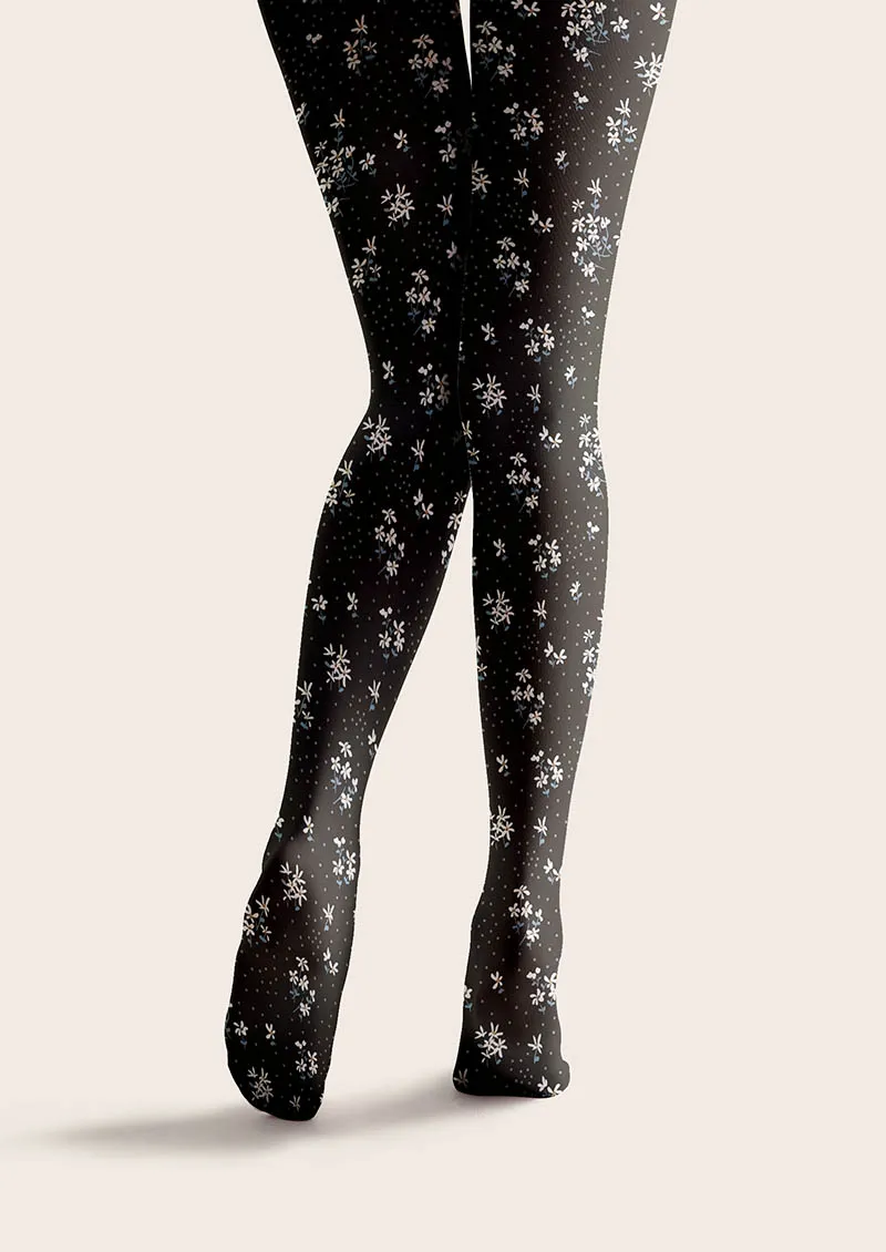 Viken Plan Dark Petals Tights Hosiery Pantyhose - Image 5