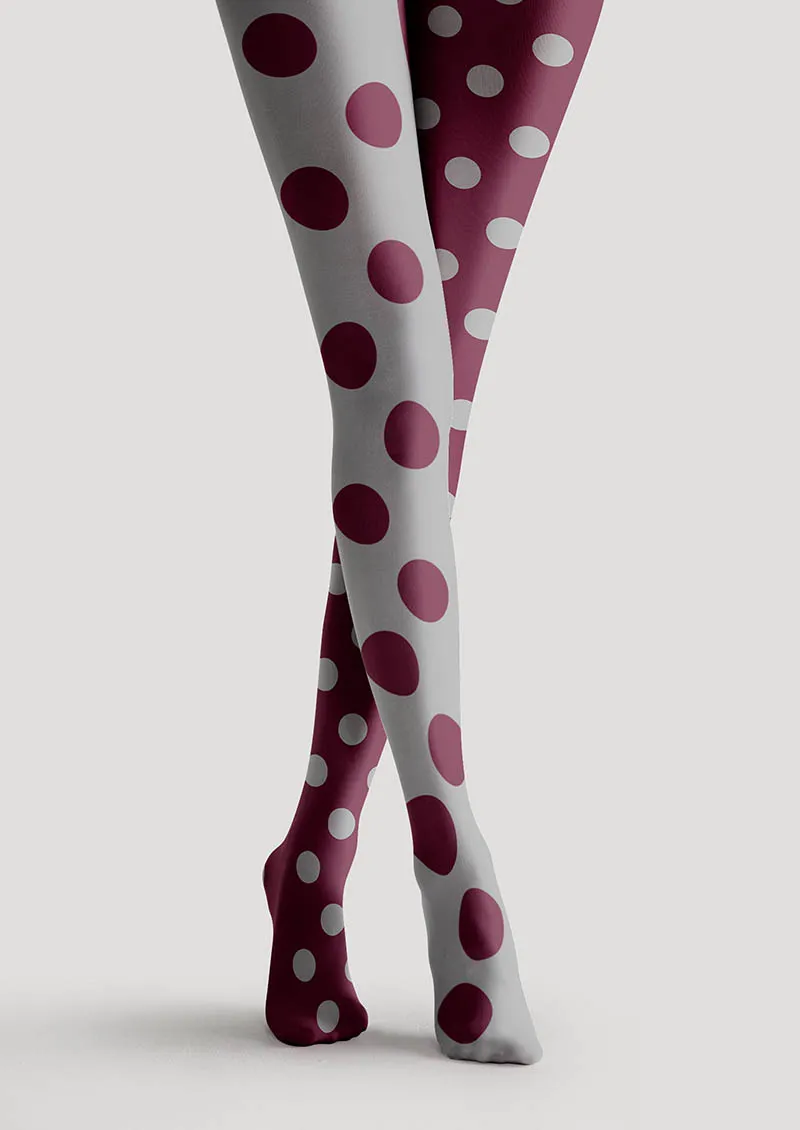 Viken Plan Dot Clash Tights Hosiery Pantyhose - Image 3