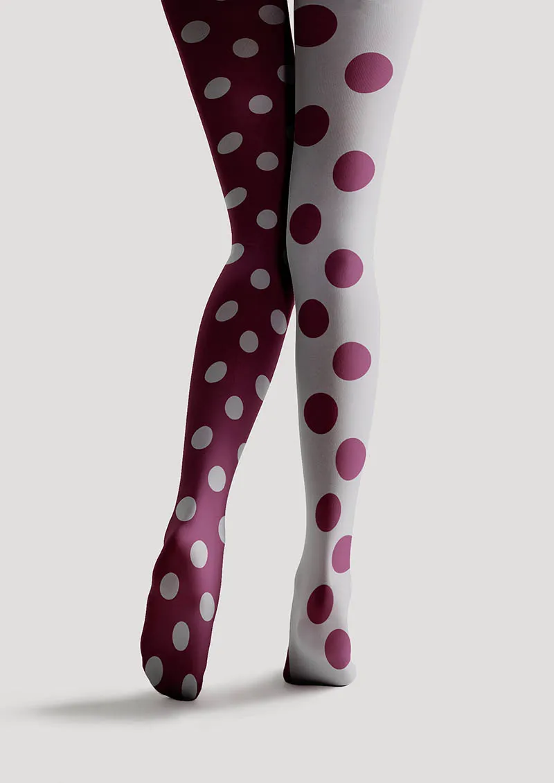 Viken Plan Dot Clash Tights Hosiery Pantyhose - Image 5