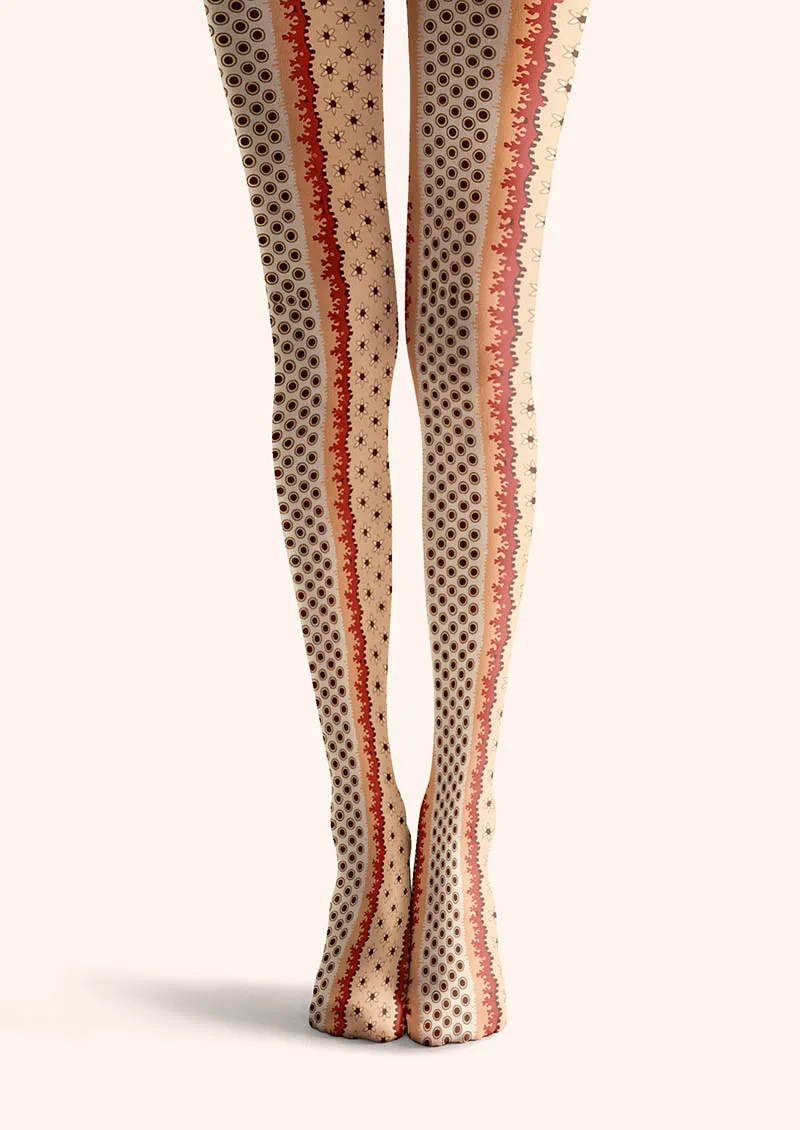 Viken Plan Dotline Stripes Tights Hosiery Pantyhose - Image 4
