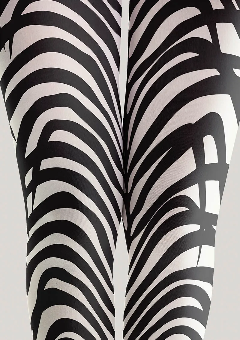 Viken Plan Floral pattern Feather Lines Tights Hosiery Pantyhose - Image 3