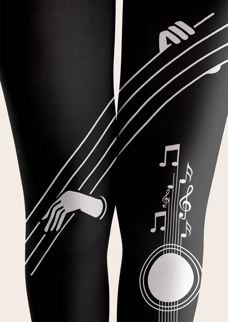Viken Plan Musical elements Freestyle Jam Tights Hosiery Pantyhose - Image 3