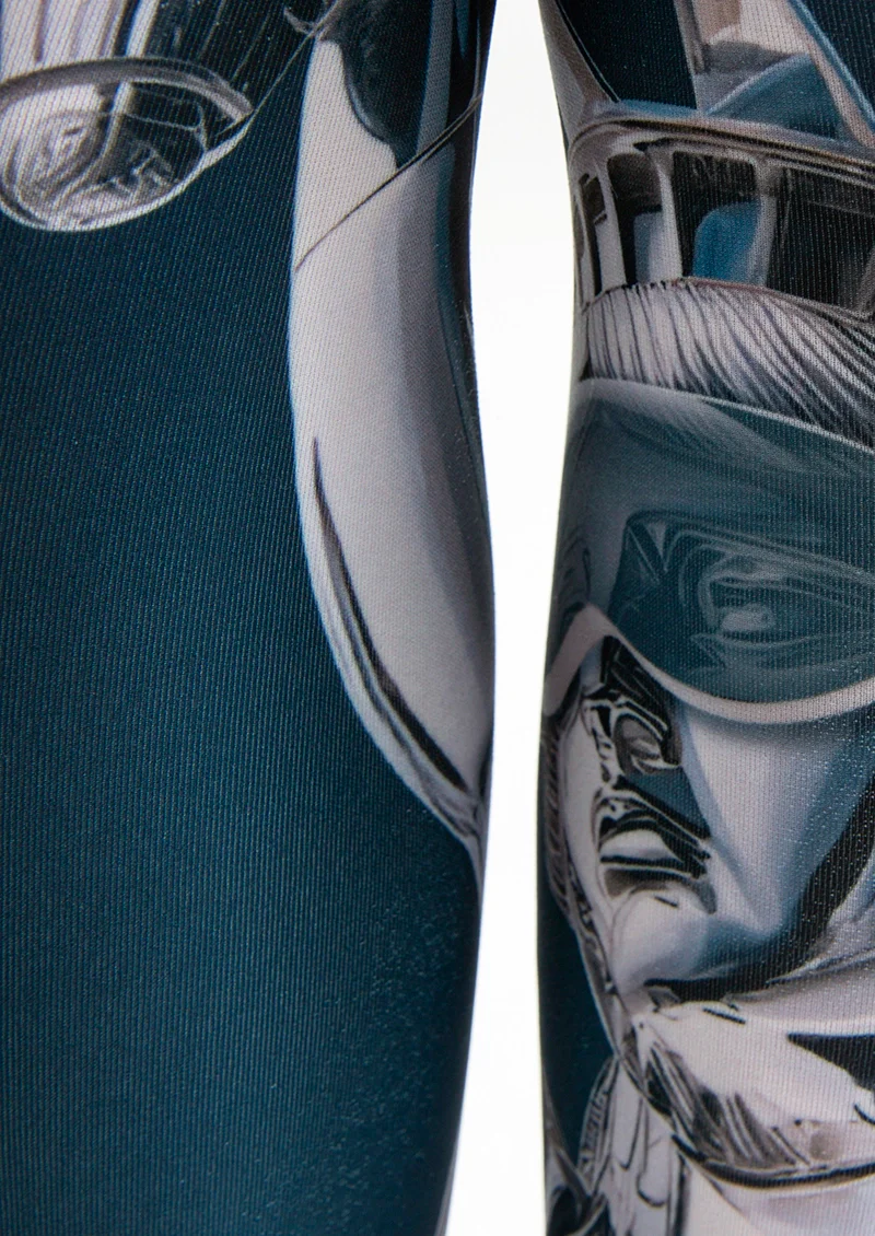 Viken Plan Cyberpunk Art Print Tights Futuristic Pantyhose/Tights [Future Century] - Image 4