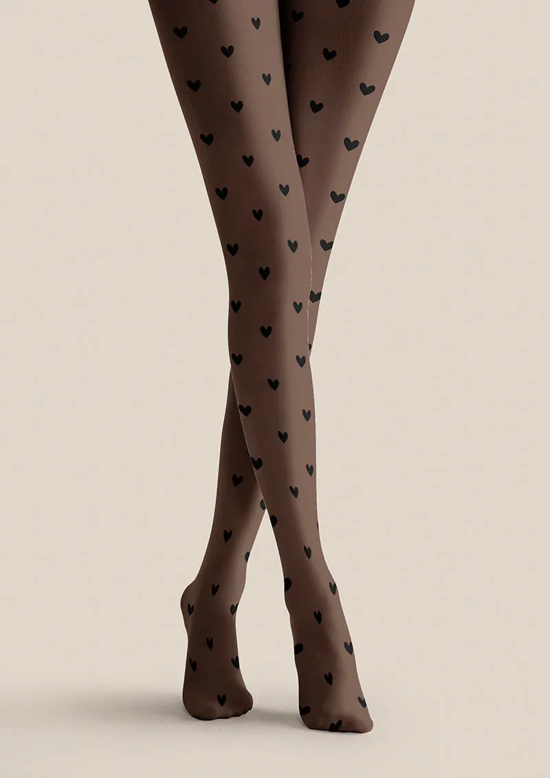 Viken Plan Valentine's Day Heart Dots Tights Hosiery Pantyhose - Image 5