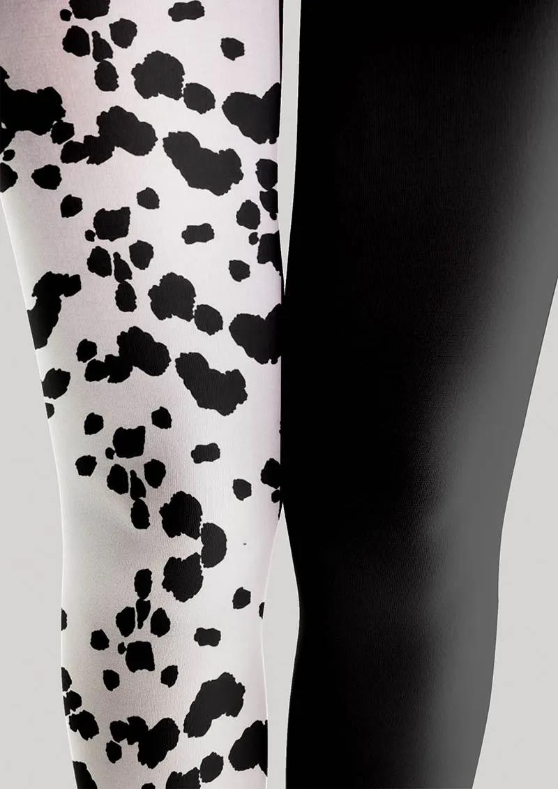 Viken Plan Geometric Art Ink Splash Tights Hosiery Pantyhose - Image 3