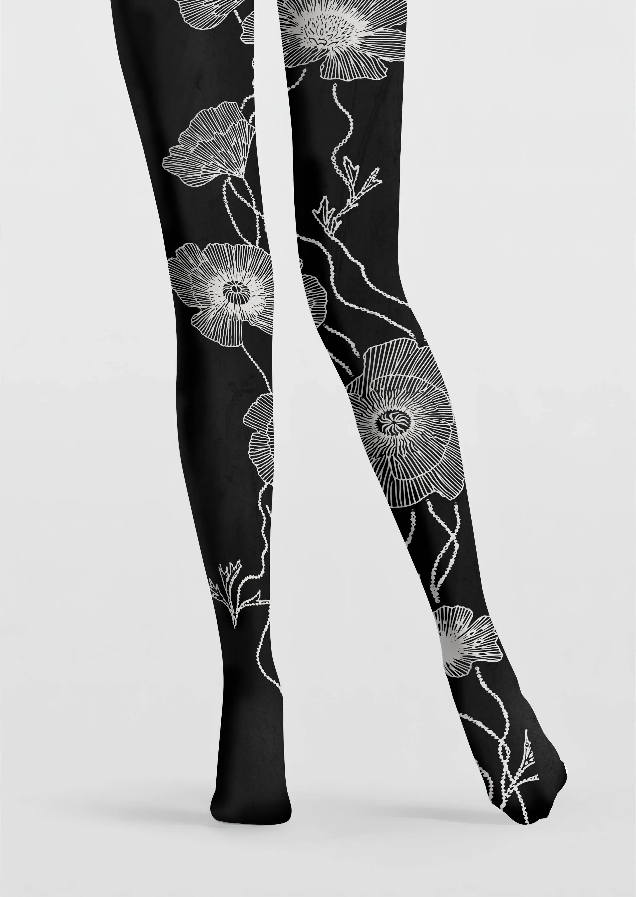 Viken Plan Linerose Patterned Tights Hosiery Pantyhose - Image 5