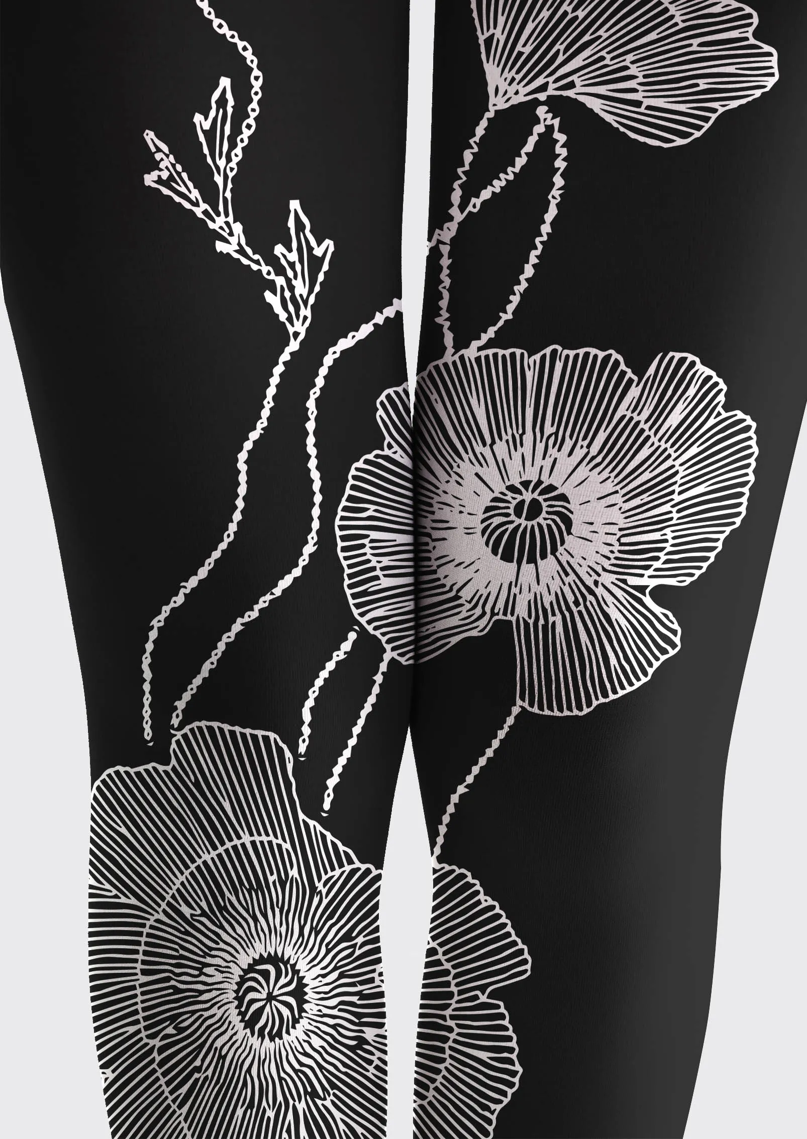 Viken Plan Linerose Patterned Tights Hosiery Pantyhose - Image 6