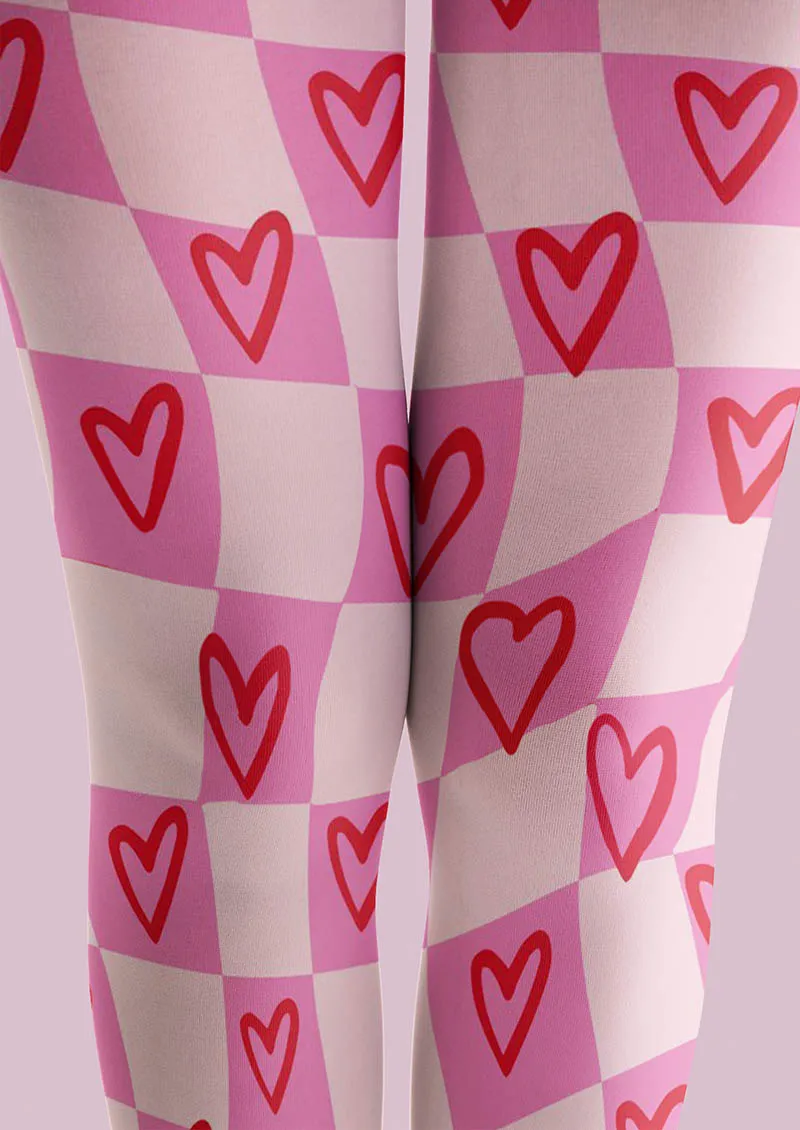 Viken Plan Valentine's Day Love Wave Tights Hosiery Pantyhose - Image 4