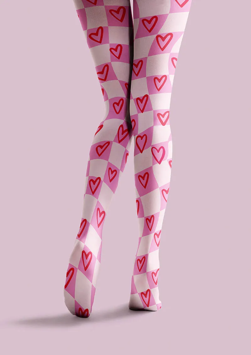 Viken Plan Valentine's Day Love Wave Tights Hosiery Pantyhose - Image 5