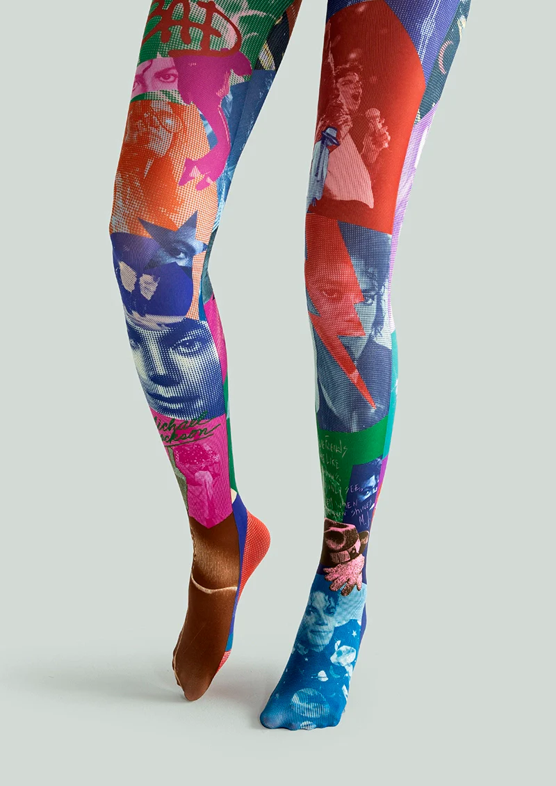 Viken Plan Music Festival Tights Personality Pantyhose/Tights [Michael Jackson] - Image 3