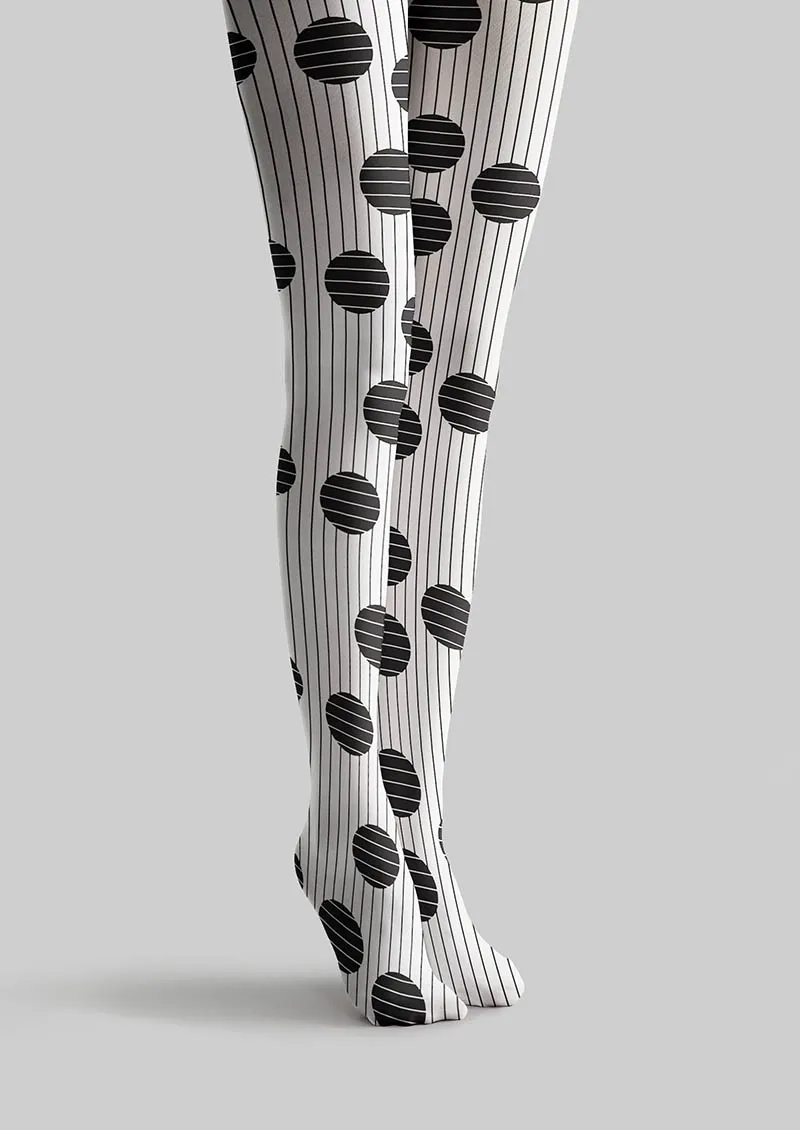 Viken Plan Pop Art Mono Dots Tights Hosiery Pantyhose - Image 5