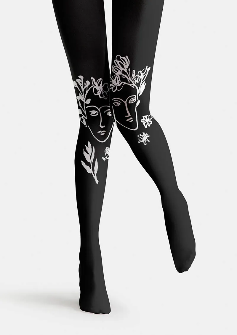 Viken Plan Valentine's Day Mono Promise Tights Hosiery Pantyhose - Image 4