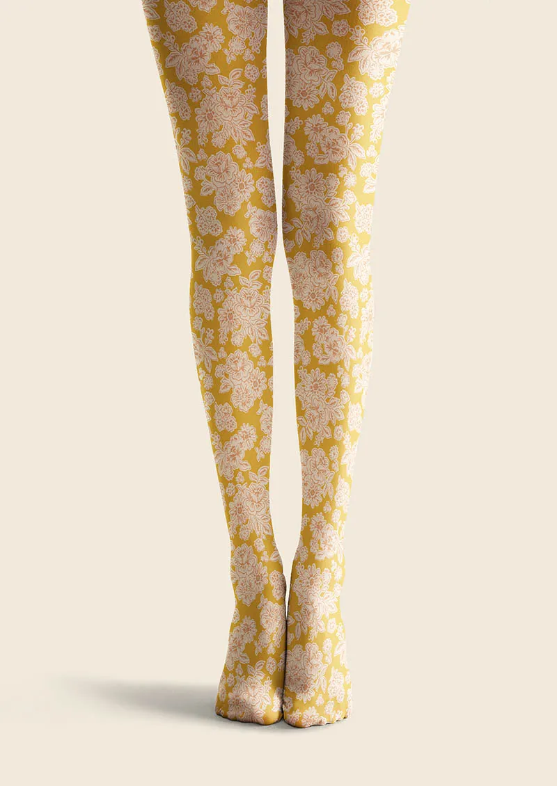 Viken Plan Morning Bloom Tights Hosiery Pantyhose