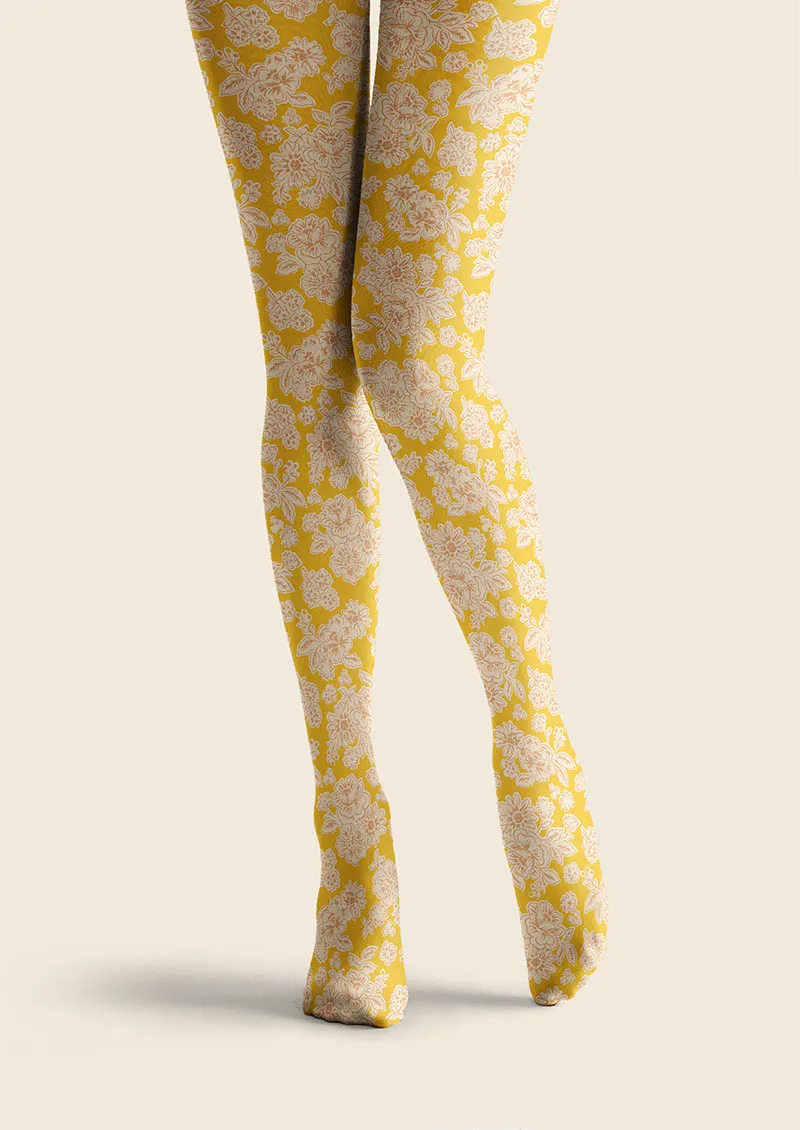 Viken Plan Morning Bloom Tights Hosiery Pantyhose - Image 3