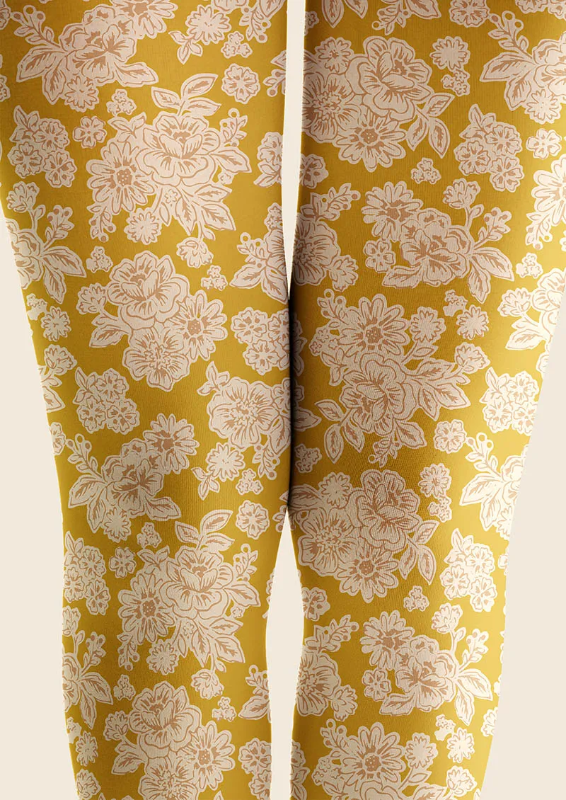 Viken Plan Morning Bloom Tights Hosiery Pantyhose - Image 4