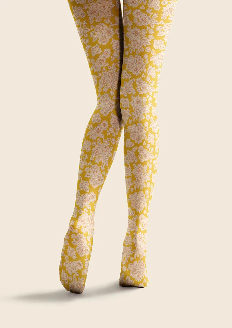 Viken Plan Morning Bloom Tights Hosiery Pantyhose - Image 5