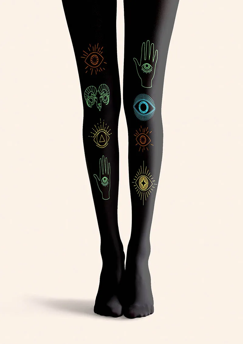 Viken Plan Bohemia Mystic Hand Tights Hosiery Pantyhose