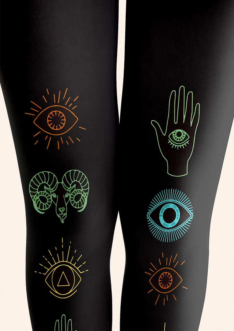 Viken Plan Bohemia Mystic Hand Tights Hosiery Pantyhose - Image 3