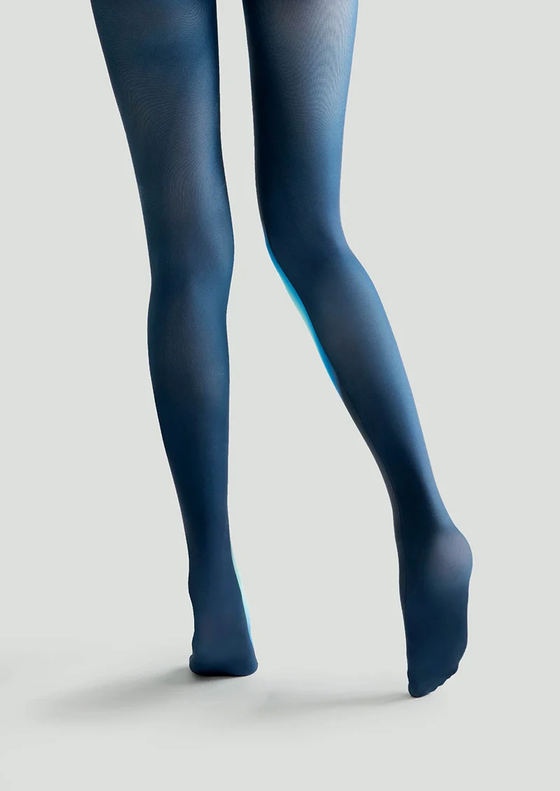 Viken Plan Pop Art Print Tights Colorful Pantyhose /Tights [Neon Ice Prism] - Image 5