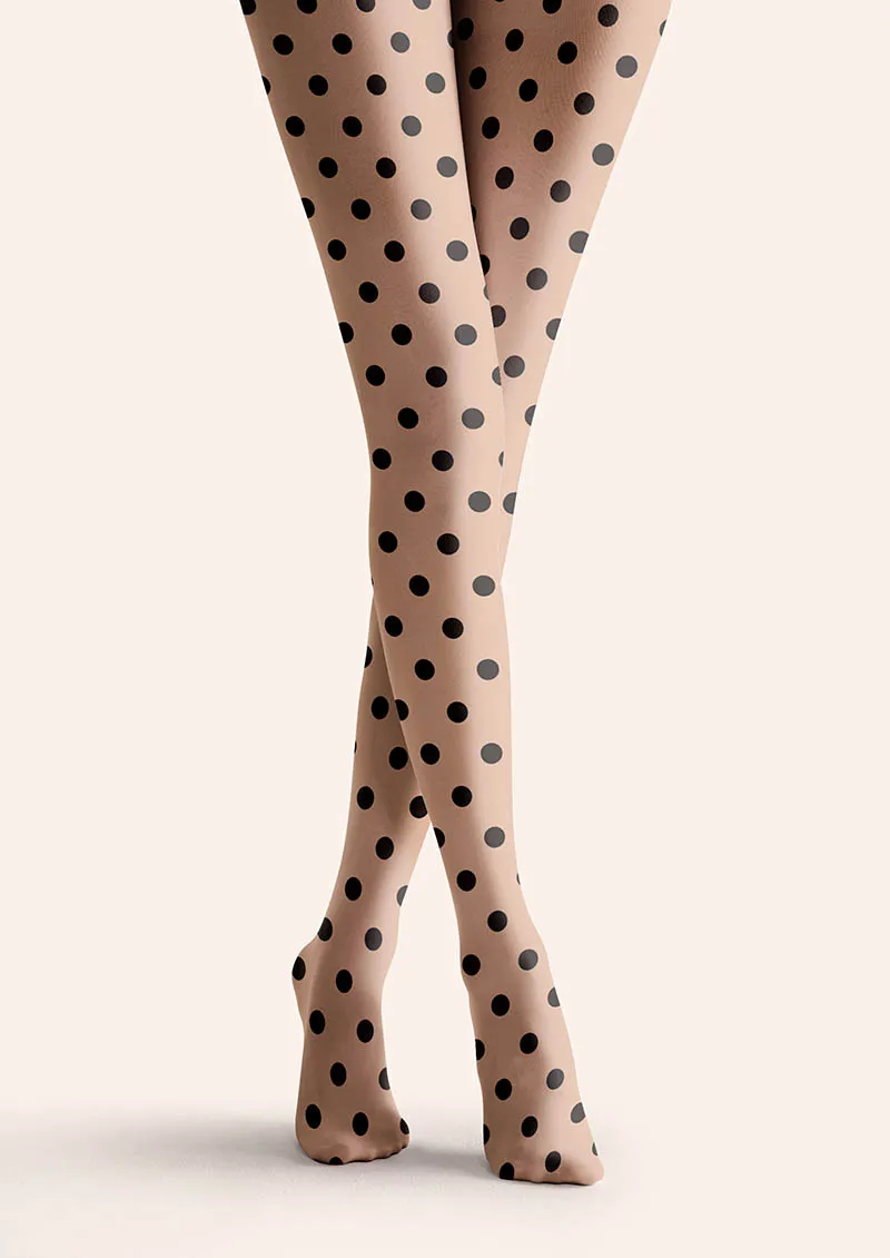 Viken Plan Pop Art Nude Dots Tights Hosiery Pantyhose - Image 3