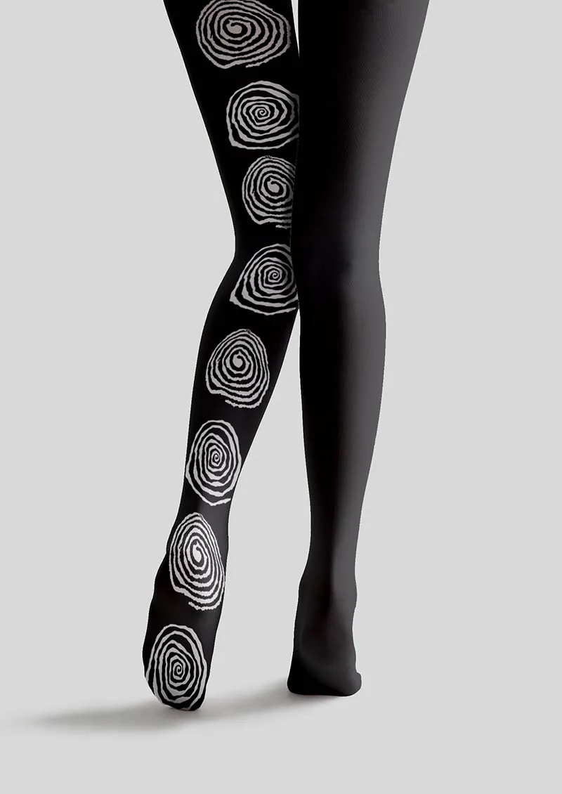 Viken Plan Fun Art Optic Geo Tights Hosiery Pantyhose - Image 5