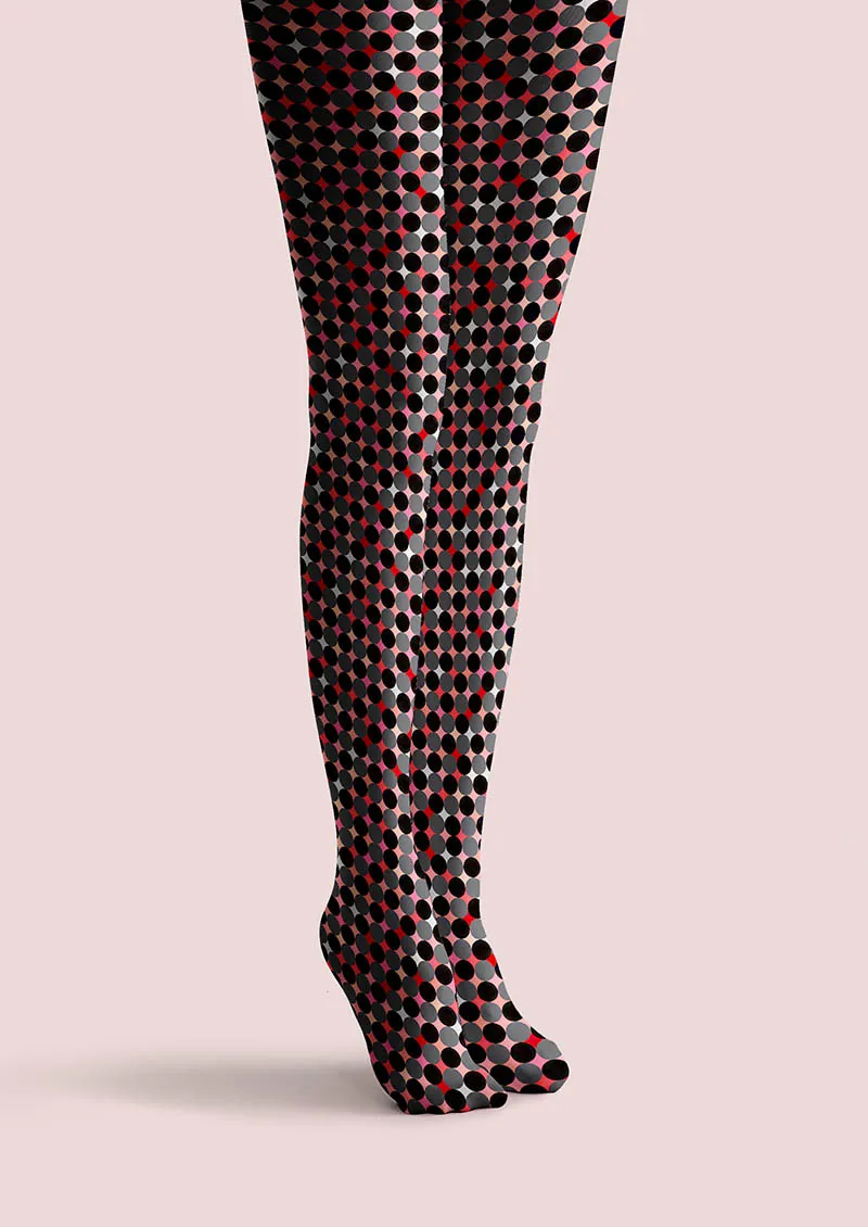 Viken Plan Pop Art Pixel Dots Tights Hosiery Pantyhose - Image 5