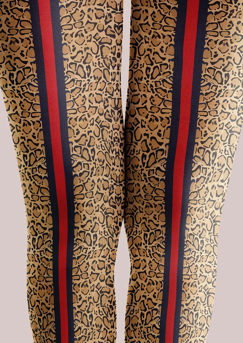 Viken Plan Rainbow Tiger Tights Hosiery Pantyhose - Image 3
