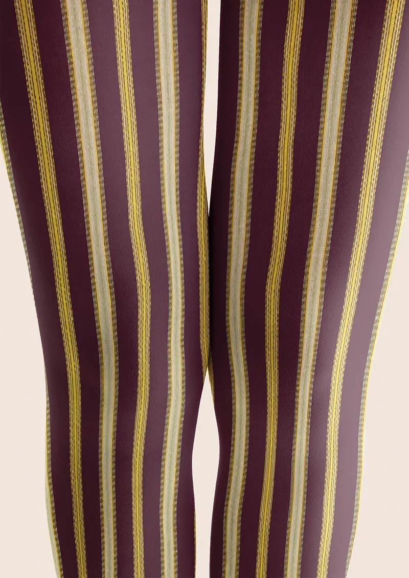 Viken Plan Retro Verticals Tights Hosiery Pantyhose - Image 4