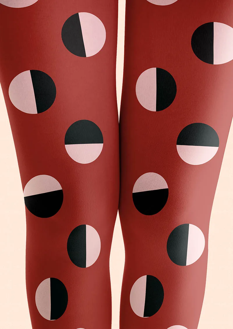 Viken Plan Rhythm Dots Tights Hosiery Pantyhose - Image 4