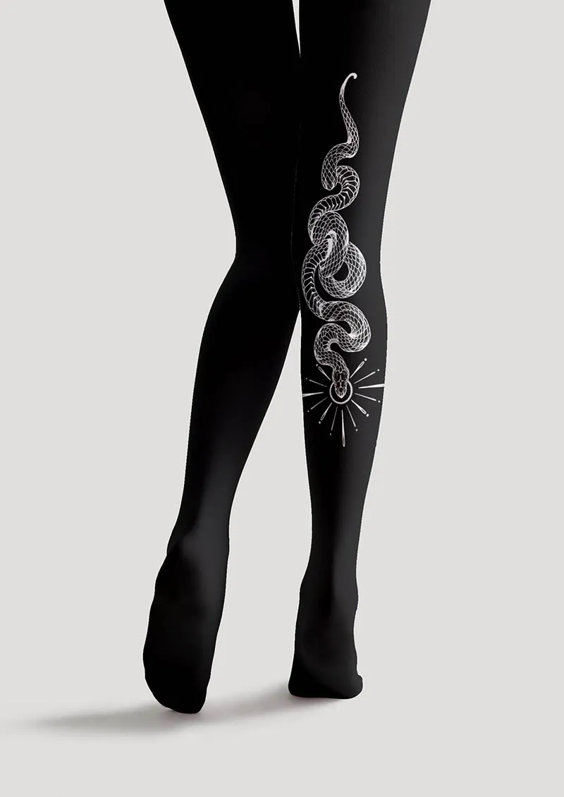 Viken Plan Bohemia Serpent Omen Tights Hosiery Pantyhose - Image 3